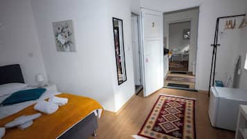 Soundproofing, iron/ironing board, free WiFi