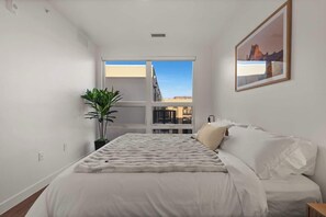 2 bedrooms, iron/ironing board, free WiFi, bed sheets - Elevated Downtown SLC Stay - Pool + Sauna Retreat (Salt Lake City)