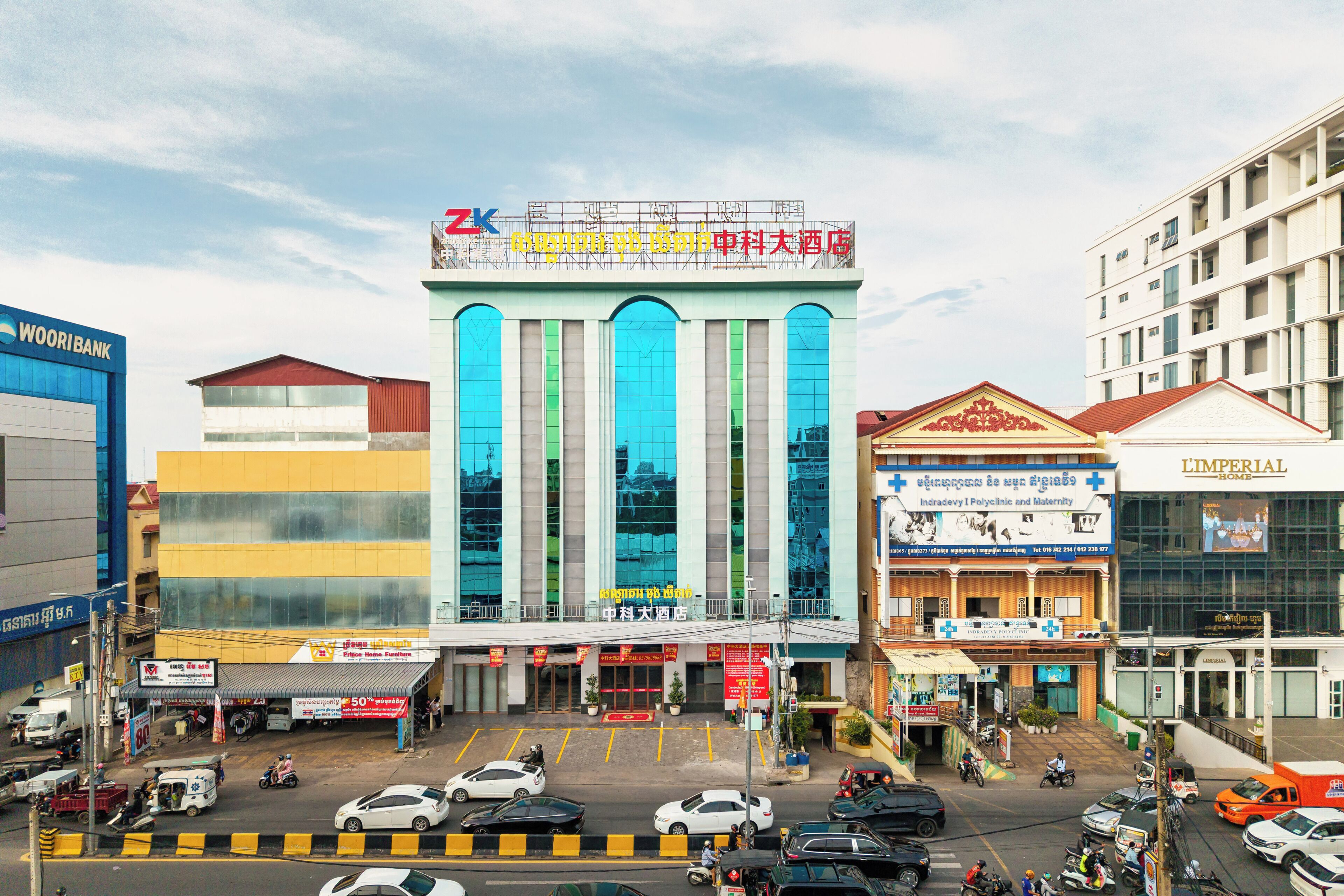 Fachada de la propiedad