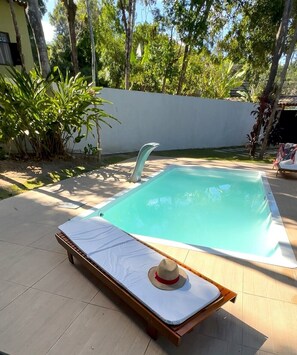 Pool - Arraial d'Ajuda House with private pool near the center (Arraial d'Ajuda)