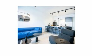 Living area - DCLuxury Apartment Sea View Stay in Agios Nikolaos (Agios Nikolaos)