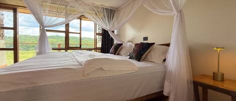 Double or Twin Room, Garden View | Desk, laptop workspace, free WiFi