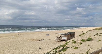 Villa 'Le Rêve' in Mimizan Plage with Terrace, Garden and Air Conditioning