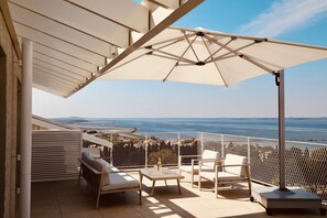 Terrace/patio - Luxury duplex overlooking the Etang de Thau (Sète)