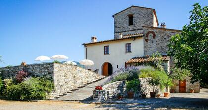 Appartement Monte mit Panoramapool im Chianti