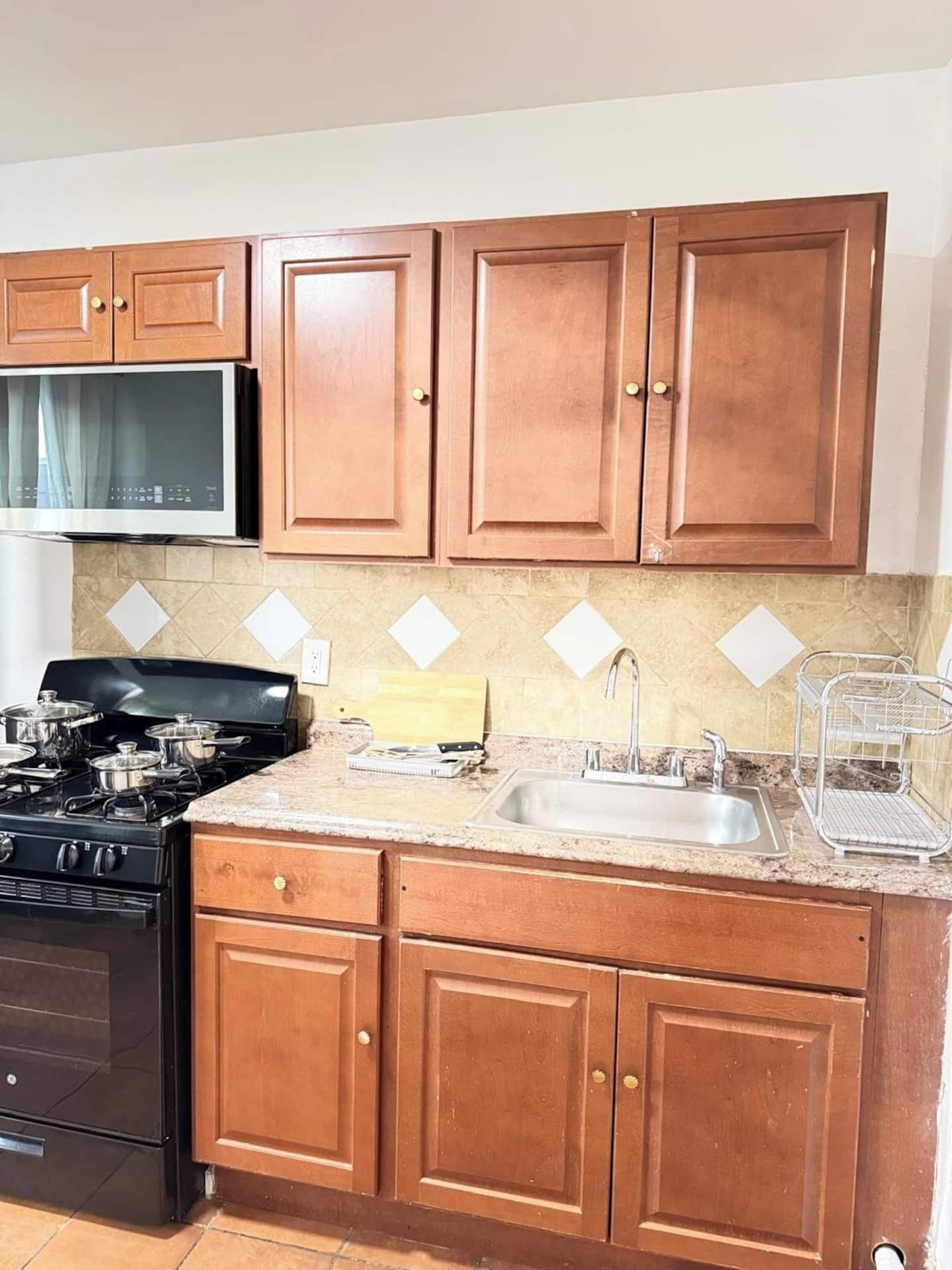 Microwave, oven, stovetop