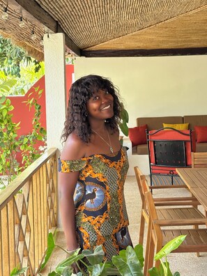 Outdoor dining - Charming villa by the sea - Résidence Marysol (Saly)