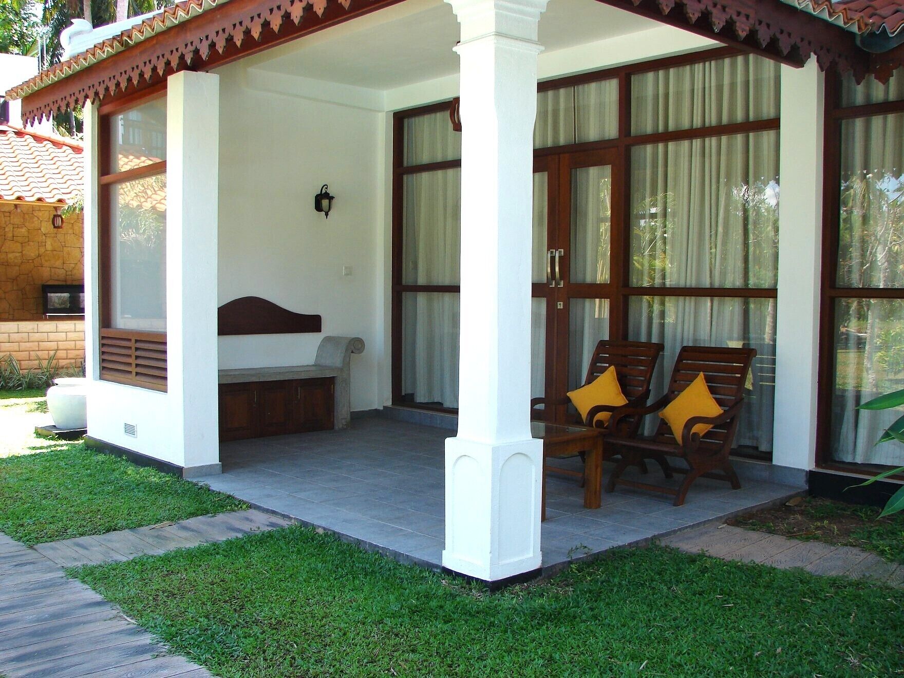 Villa, bassengutsikt | Terrasse/patio