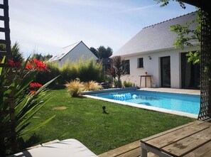 Pool - House with swimming pool and gym. The perfect family vacation (Guidel)