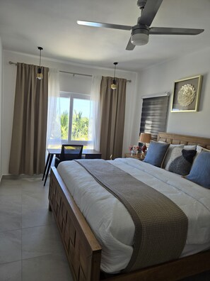 2 bedrooms, free WiFi, bed sheets - Spacious 2 Bedroom, 2 Bath Condo with Poolside View-Punta Cana (Punta Cana)