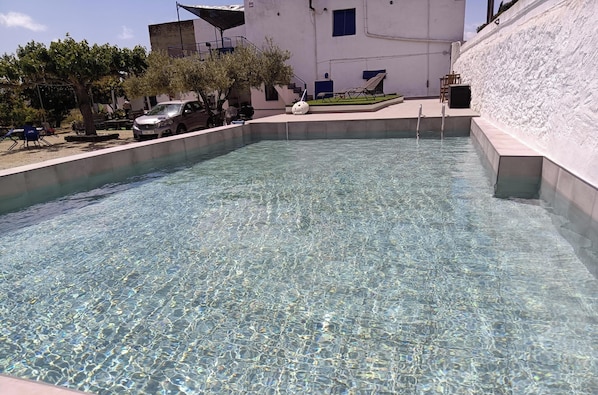 Pool - Apartment 'Villa Galana' with Sea View, Wi-Fi and Air Conditioning (Alcanar)