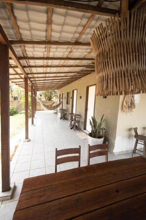 Outdoor dining - casa do caia (Fernando de Noronha)