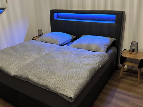 Completely renovated, modern vacation apartment with conservatory and terrace.