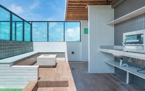 Apartment | Terrace/patio - Flat 1 quarto conforto em Maracaípe-153 (Ipojuca)
