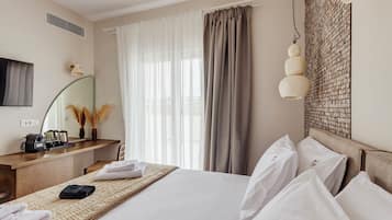 Quarto casal ou duplo luxo, vista para o jardim