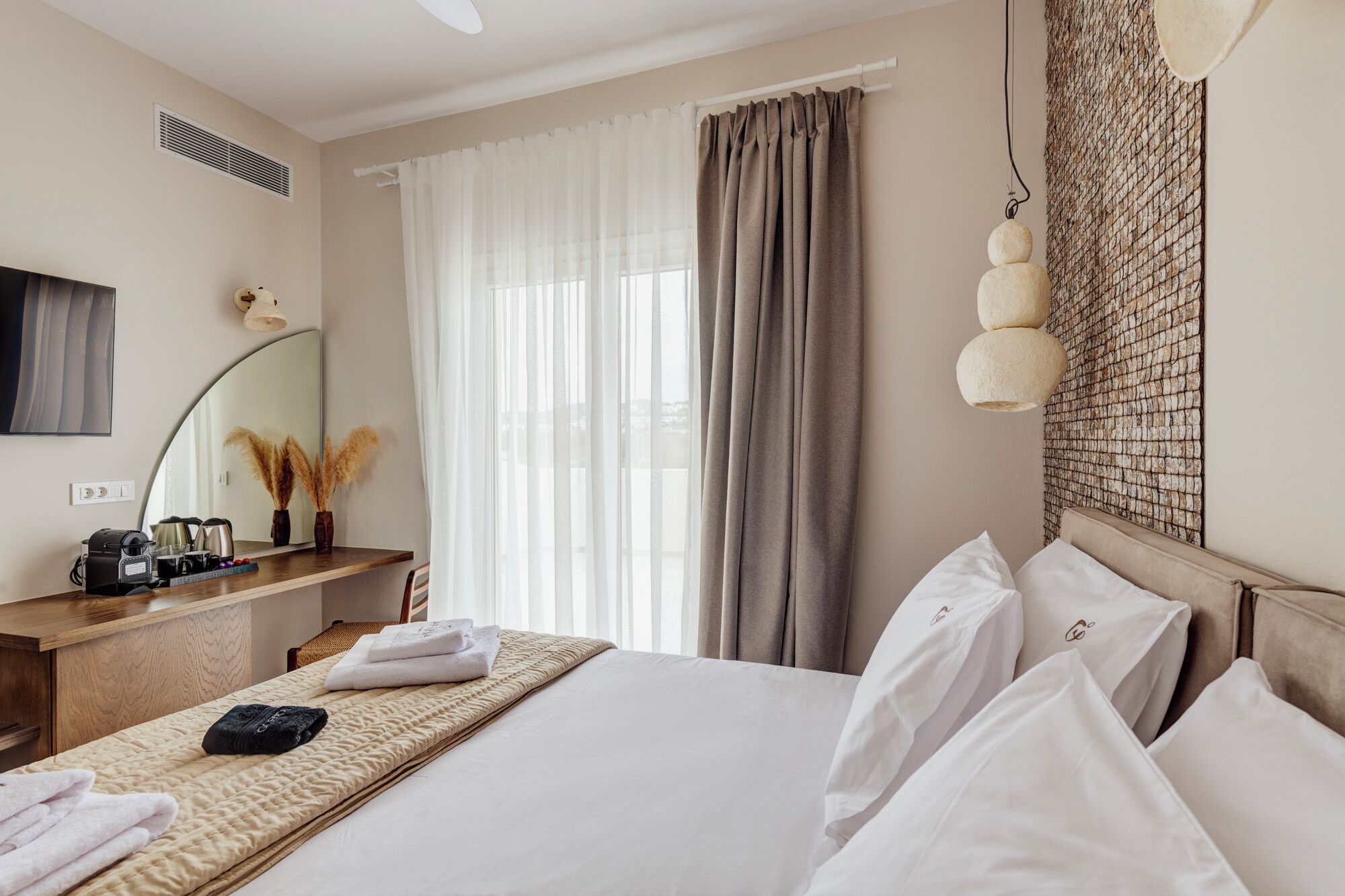 標準雙人或雙床房, 陽台, 花園景觀