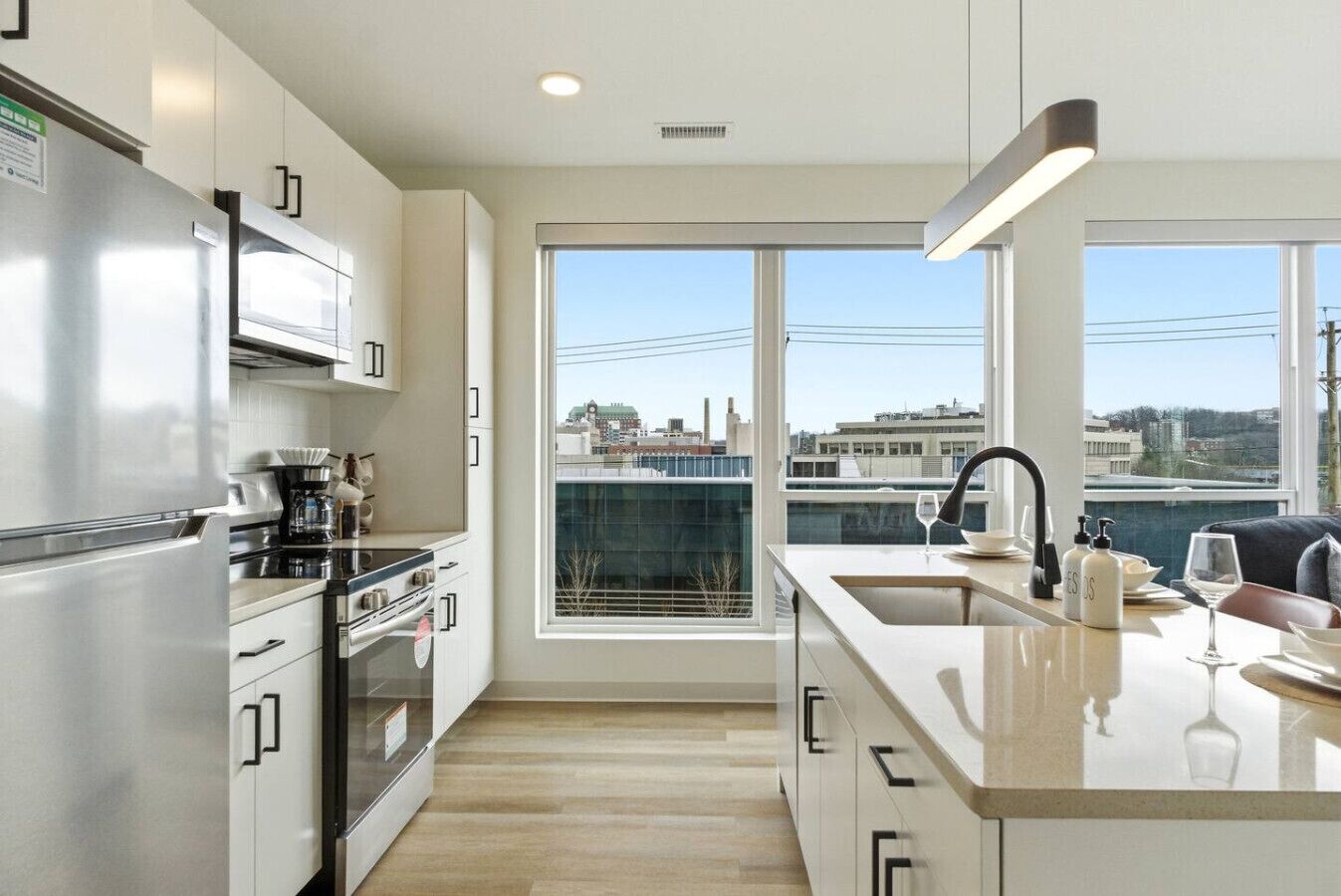 Dishwasher, dining tables