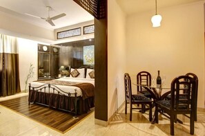 Luxury Studio Suite, Balcony, City View | In-room safe, blackout drapes, soundproofing, iron/ironing board - The Solace (New Delhi)