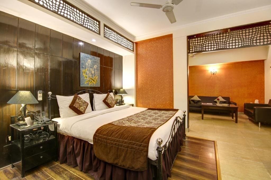 Suite estudio de lujo, balcón, vistas a la ciudad