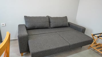 1+1 Deluxe Apartment, City View | Living area