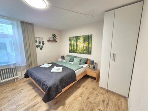 1 sovrum, värdeförvaringsskåp på rummet, resesäng och gratis wi-fi