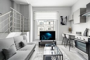 Appartement, 1 lit double et 1 canapé-lit | Coin séjour