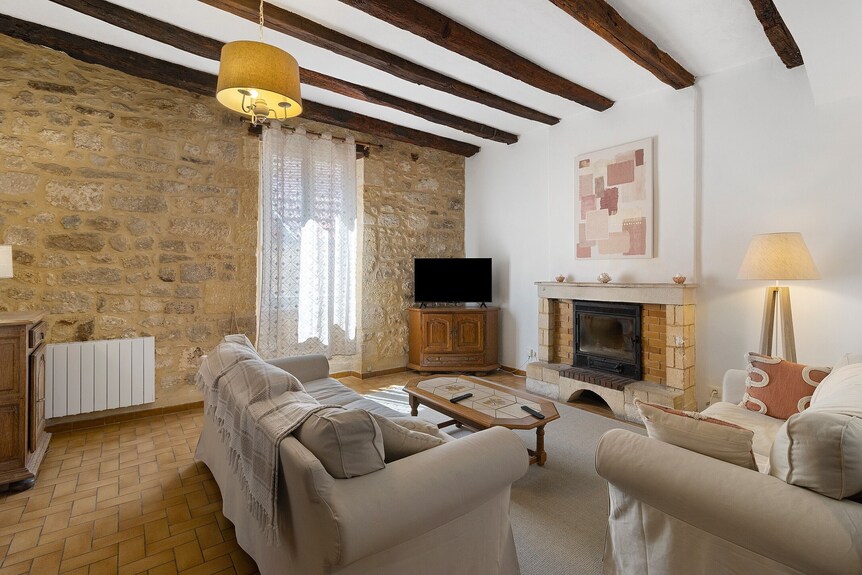 Casa Vacacional 'Les Coquelicots' Con Terraza Privada Y Wi-fi - Castels