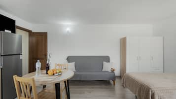 1 slaapkamer, een strijkplank/strijkijzer, wifi, beddengoed