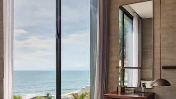 Suite Deluks, balkon, pemandangan samudra