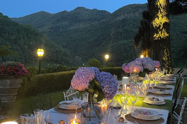 Espace banquet en plein air