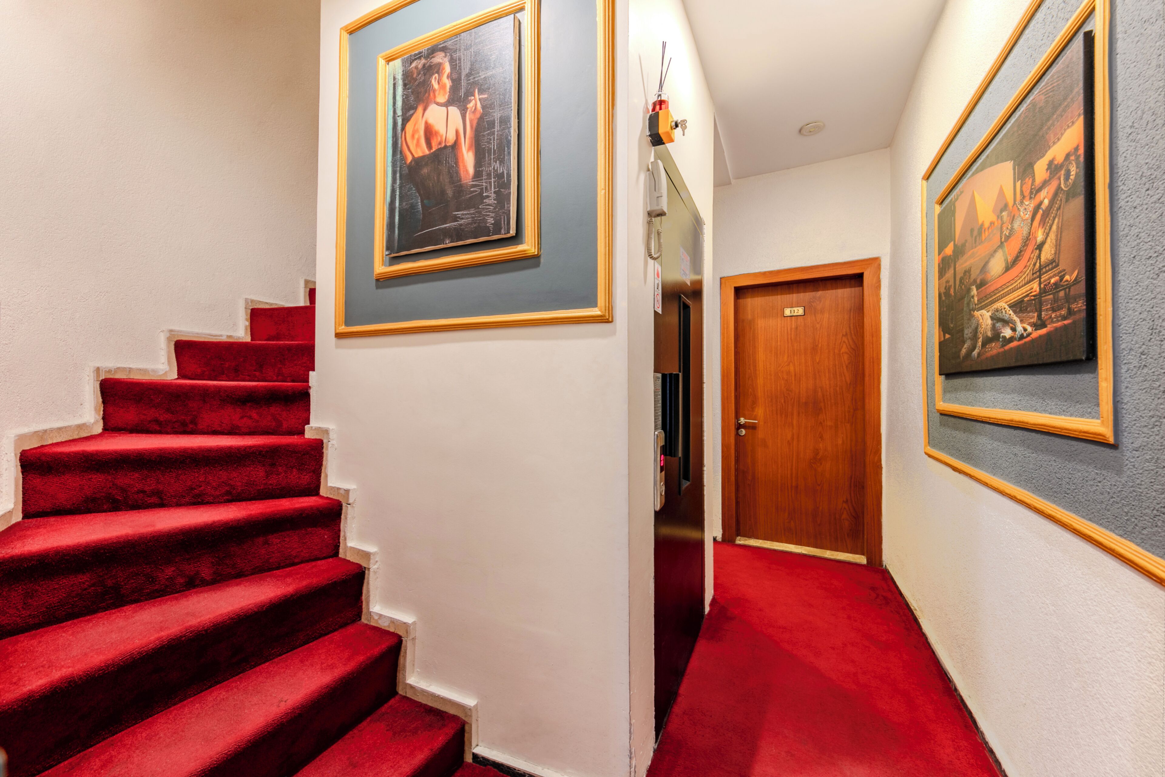 Interior entrance