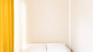 1 bedroom, iron/ironing board, bed sheets