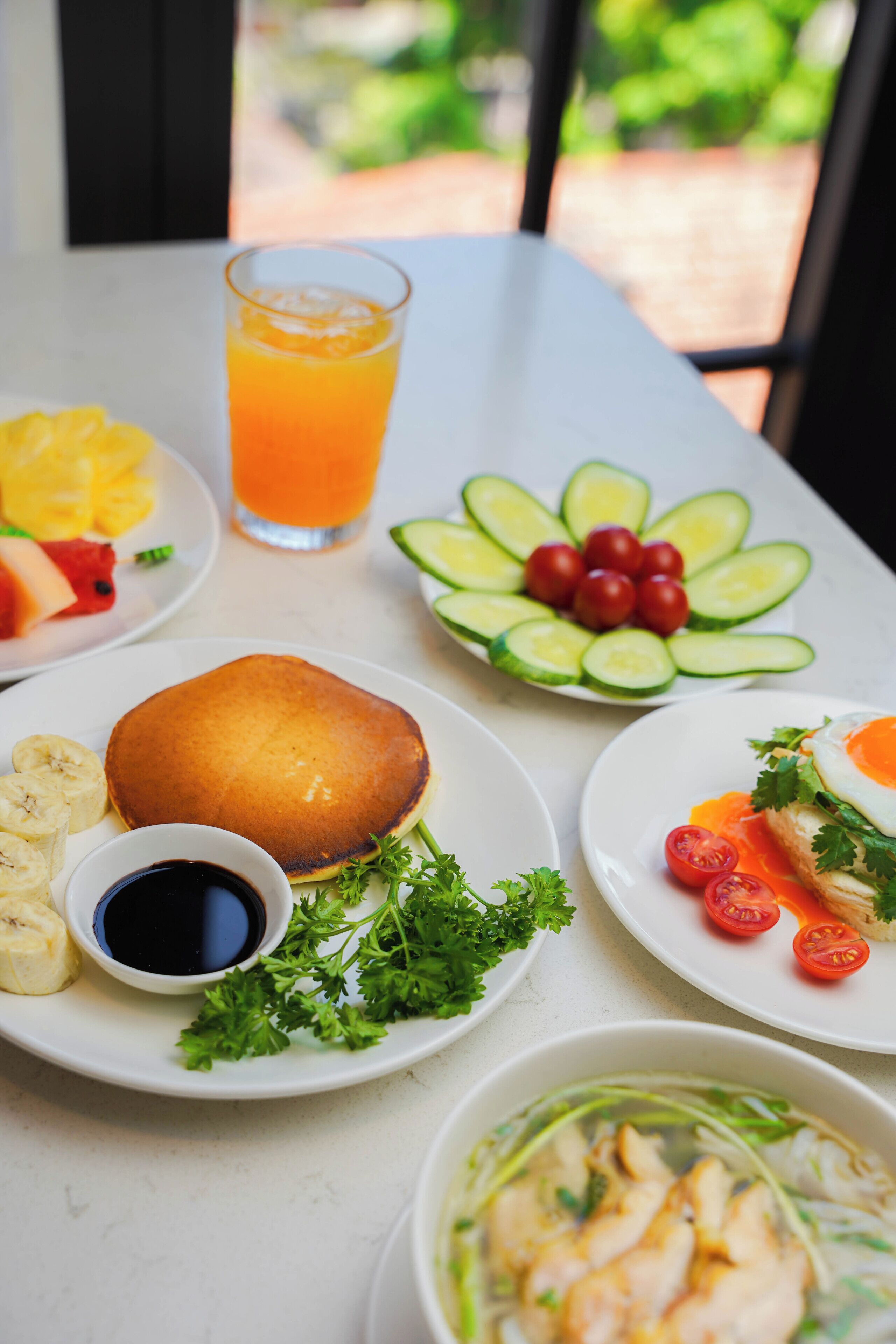 Free daily local cuisine breakfast