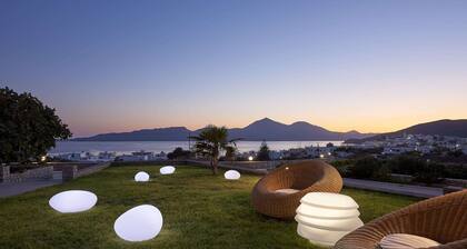 Ostraco Houses - Vrachos Beachfront Retreat: Domed bathroom ・Outdoor rain shower