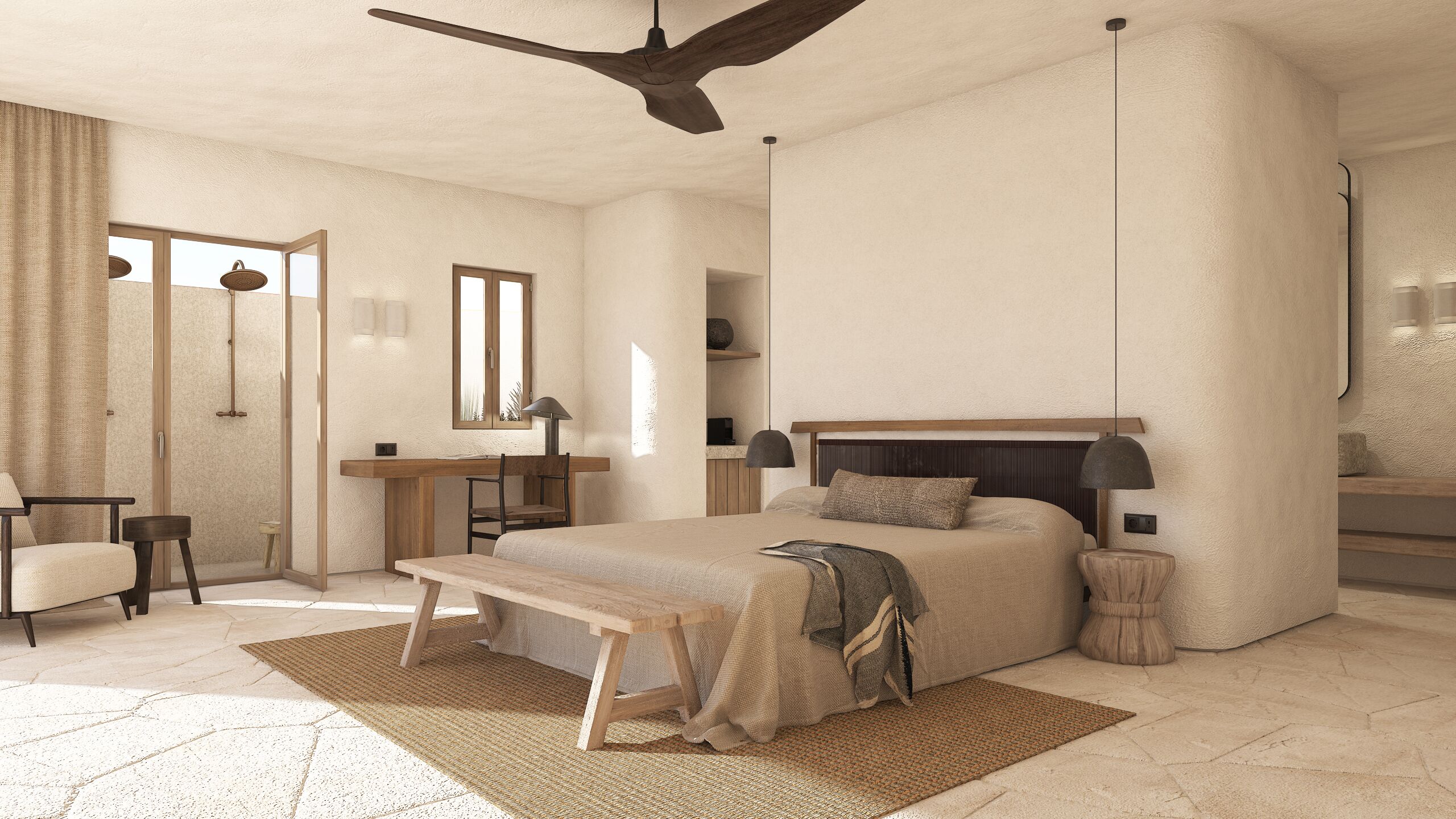 1 dormitorio, tabla de planchar con plancha, wifi y ropa de cama