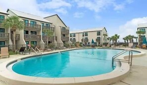 Pool - Beachfront with Pool No Elevators, Just The BEACH (Panama City Beach)