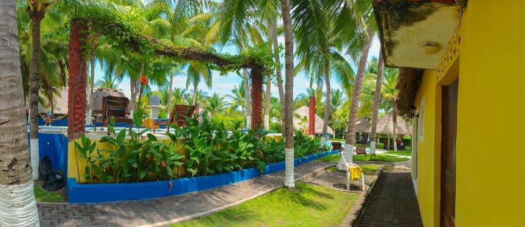 Chambre Double Standard, salle de bains privée, en front de plage | Enceinte de l’hébergement