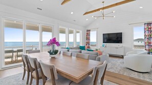 Interior - New Beachfront Home w/ Private Pool | Sleeps 30 (Holden Beach)