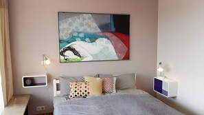 Room - Bright 2-room apartment with 2 balconies – beach and central location in Westerland (Sylt)