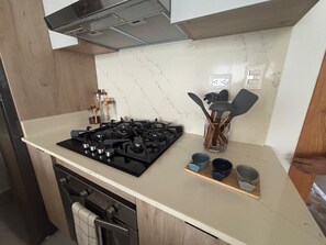 Private kitchen - Beautiful 1-Bedroom Apt en las Canas punta cana. (Punta Cana)