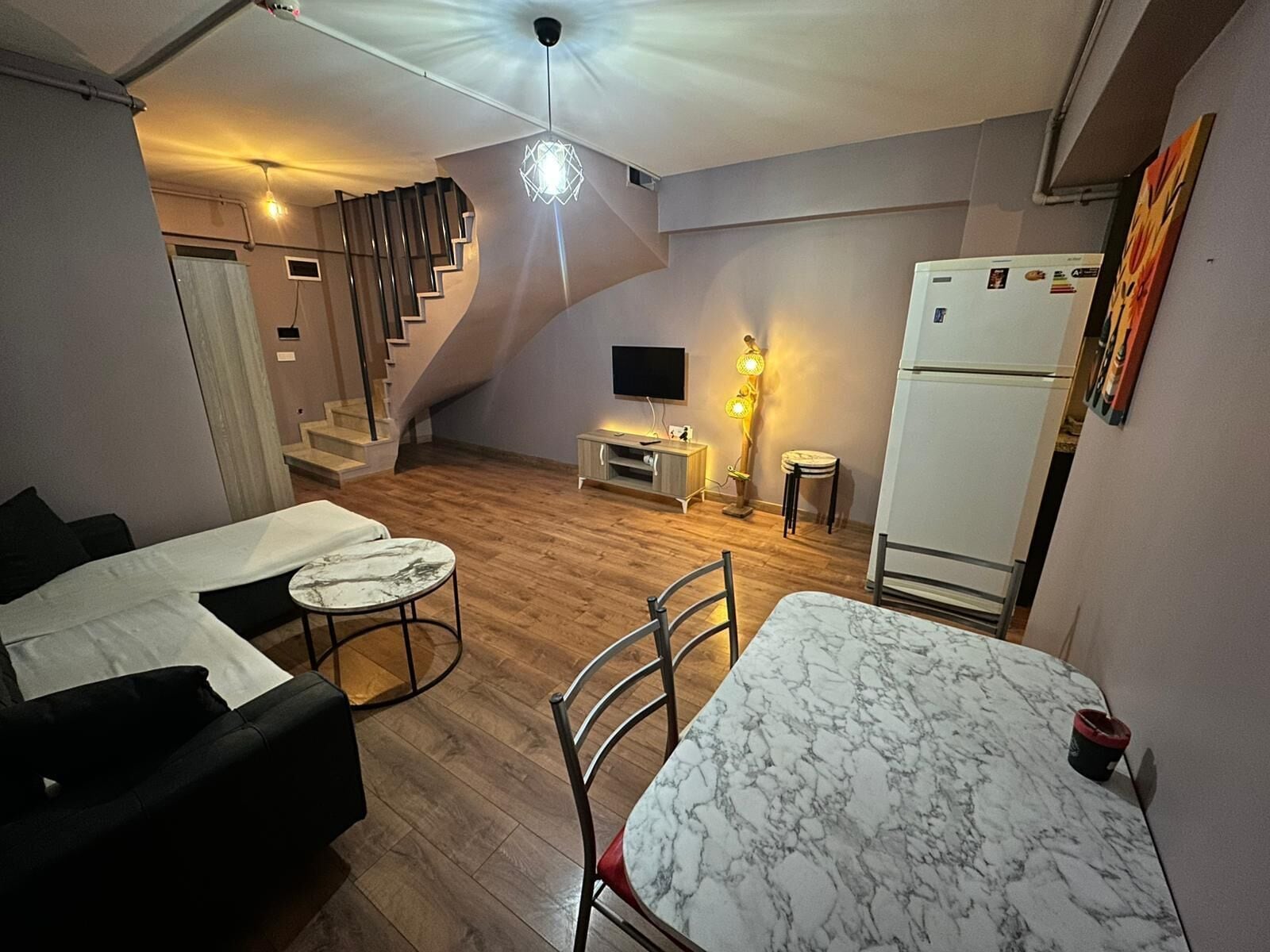 Deluxe Apartment, 2 Bedrooms | Living area | 42-inch Smart TV with satellite channels