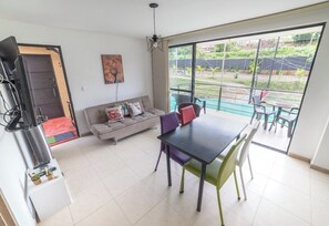 Living area - Comfortable apartment with air conditioning and fully furnished in La Tebaida (La Tebaida)