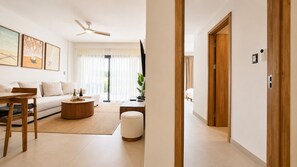 TV - Born | 2BR ground floor with direct pool access (Bavaro)