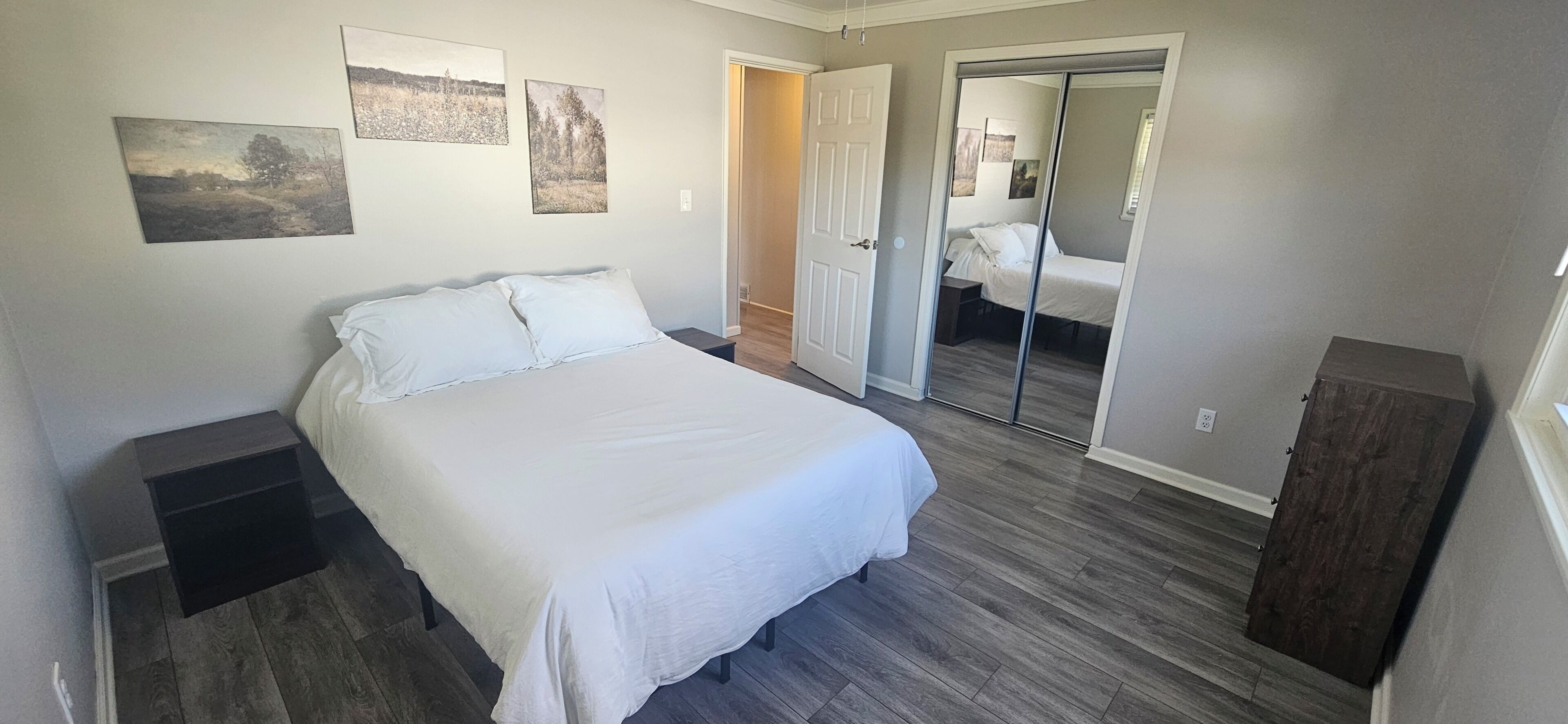 5 bedrooms, iron/ironing board, internet, bed sheets