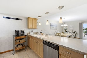 Fridge, microwave, oven, stovetop - Holiday Villas 2 Unit 206 (Indian Shores)