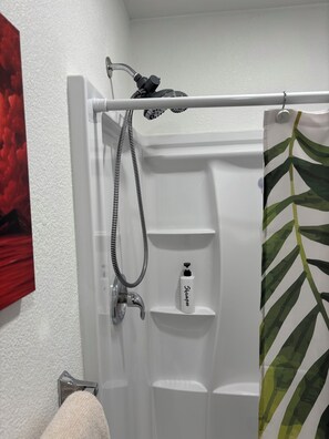 Shower, hair dryer, towels, soap - A Cozy One-Person Studio (Mesa)