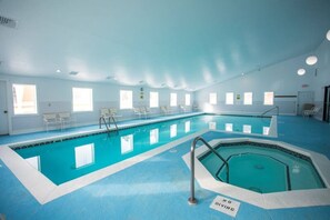 Indoor pool, a heated pool