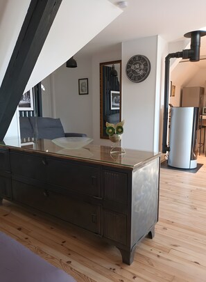 Lobby - Apartment "Gîte À L'orée Du Verger" with Mountain View, Wi-Fi, and Air Conditioning (Griesbach-au-Val)