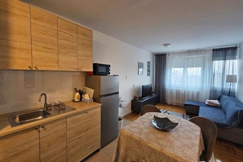 アパートメント (Apartman FITT) | 専用キッチン | 冷蔵庫