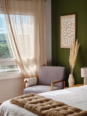 2 chambres, bureau, Wi-Fi gratuit, draps fournis